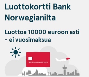 Norwegian luottokortti kokemuksia ja tiedot